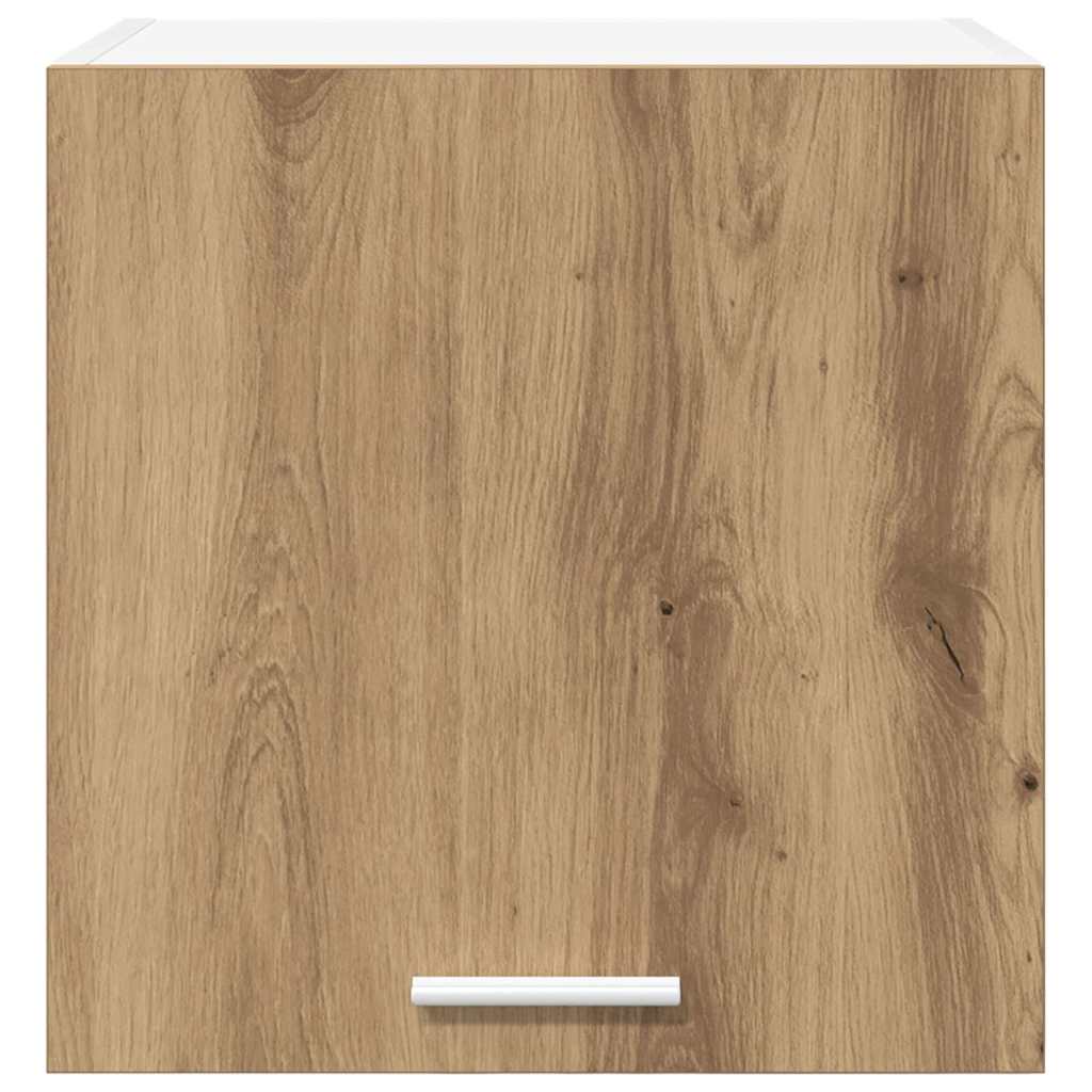 Hanging Cabinet with Shelf Riga 2 pcs Artisan Oak and White